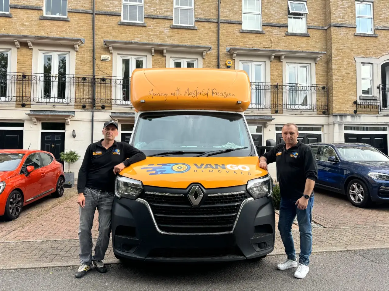 2 Vango Team member in with the Van for Removals barnet services.