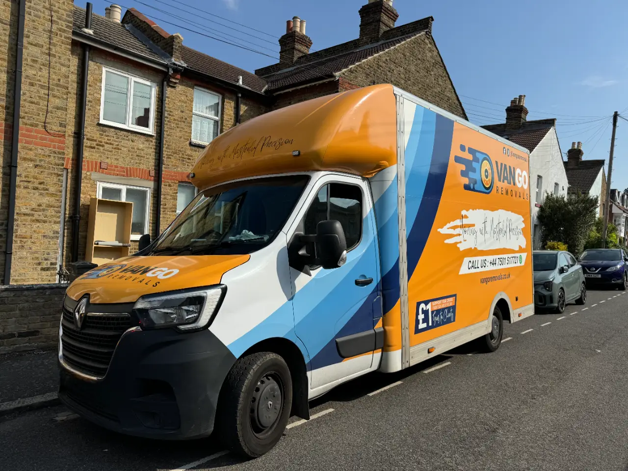 Van of VANGO REMOVALS