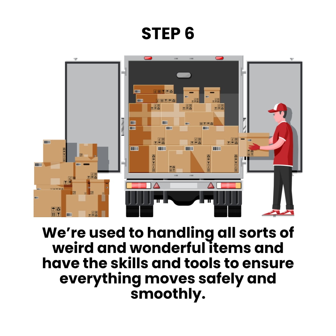 Everything is loaded on Van with care